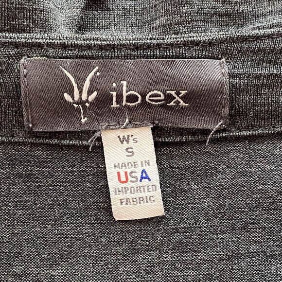 Ibex Women’s Gray Merino Wool Diana Cowl Neck Sweater Size Small - Picture 11 of 15